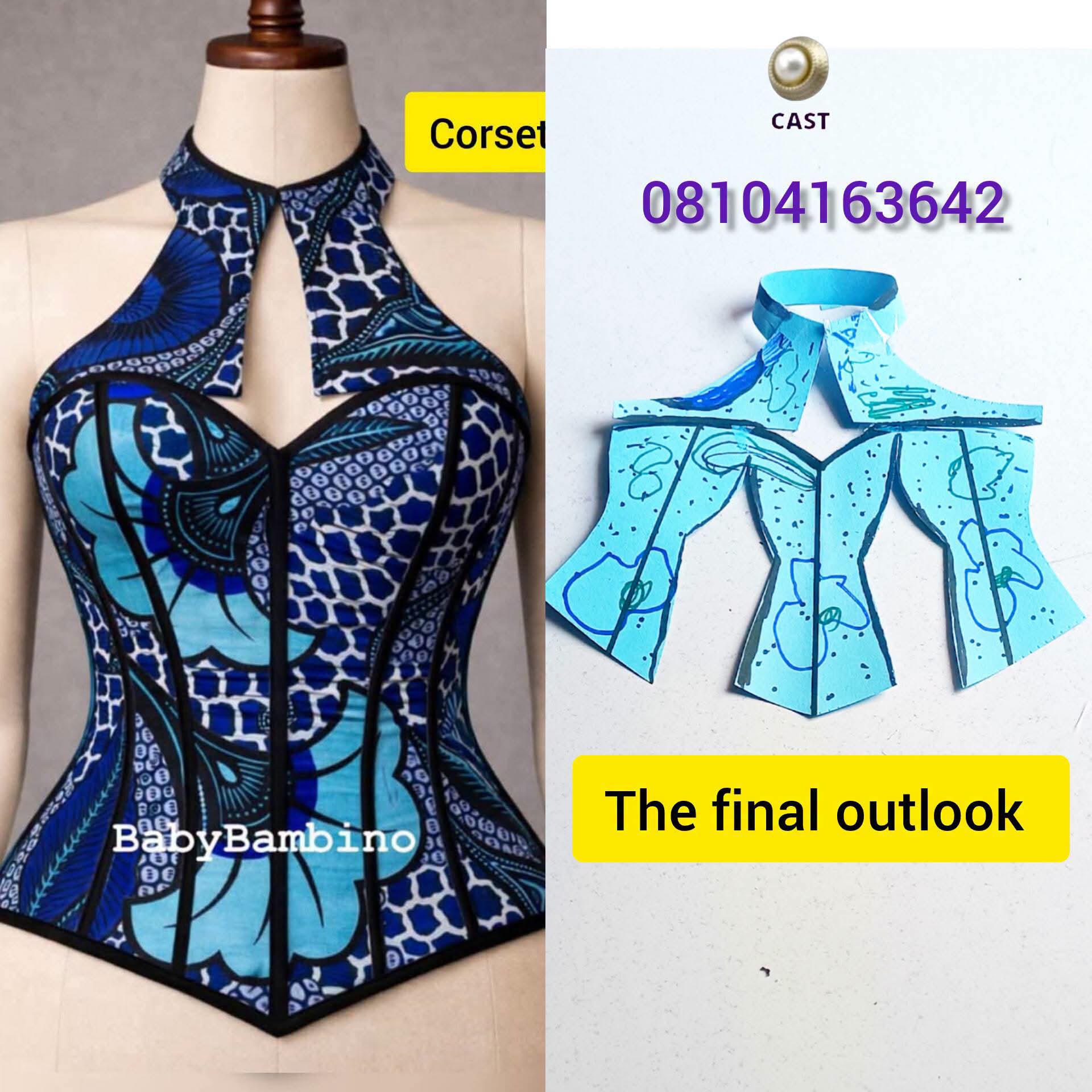 Bridal Bodice Pattern